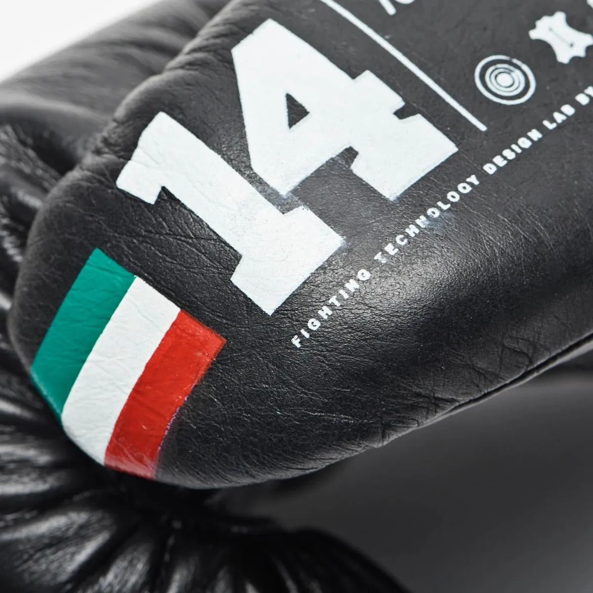 Leone Shock Plus Boxing Gloves Black