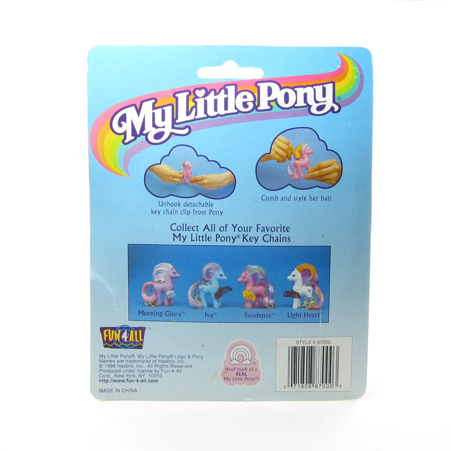Light Heart G2 My Little Pony Keychain MOC