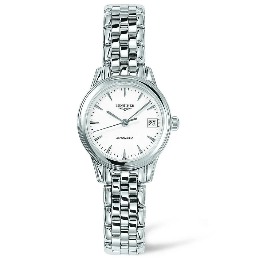 Longines Flagship 26MM Automatic White Dial Stainless Steel Watch L42744126