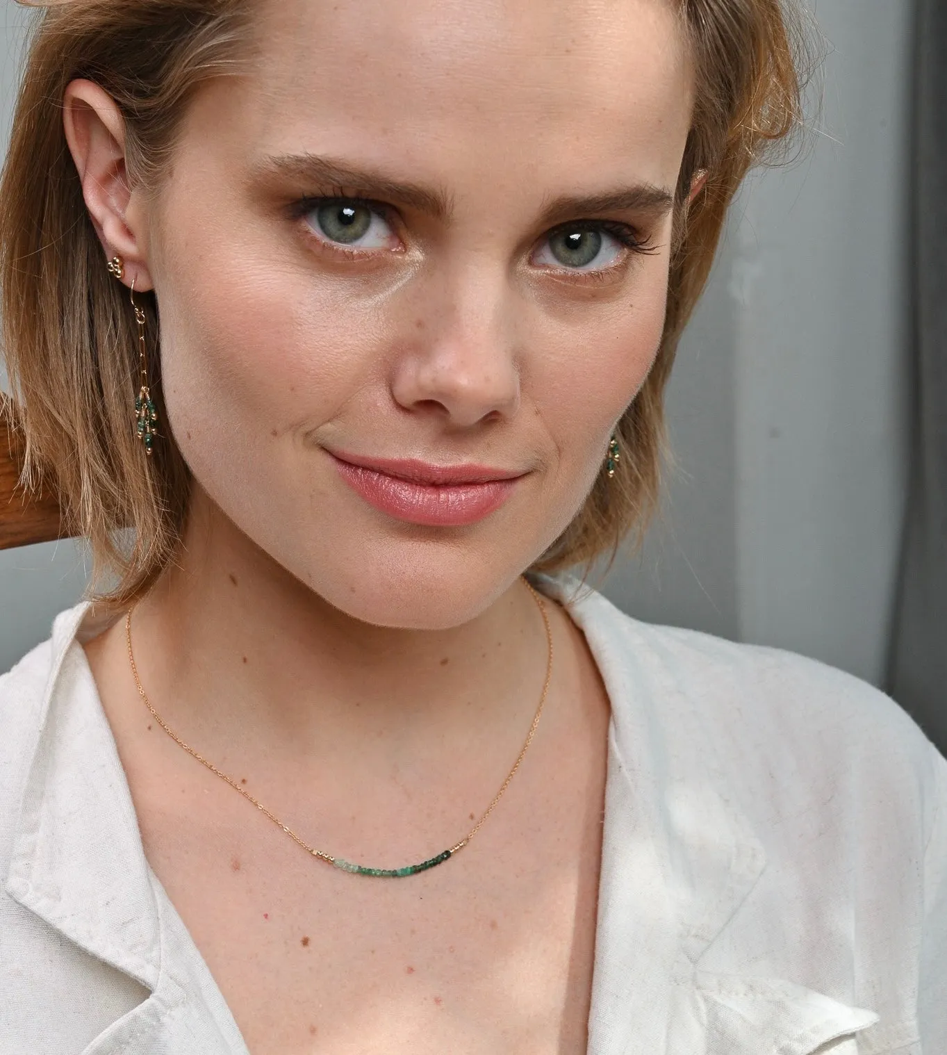 Milla Necklace ~ Emerald
