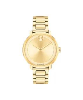 Movado Bold Mid-Size Yellow gold ion-plated Women's Watch