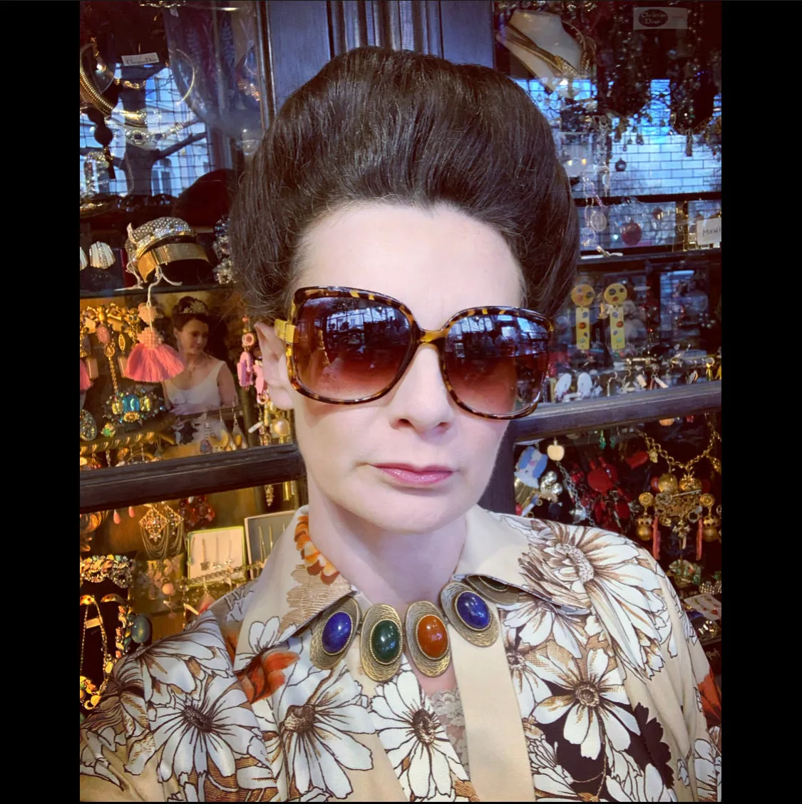 MultiColoured Les Bernard Vintage Necklace