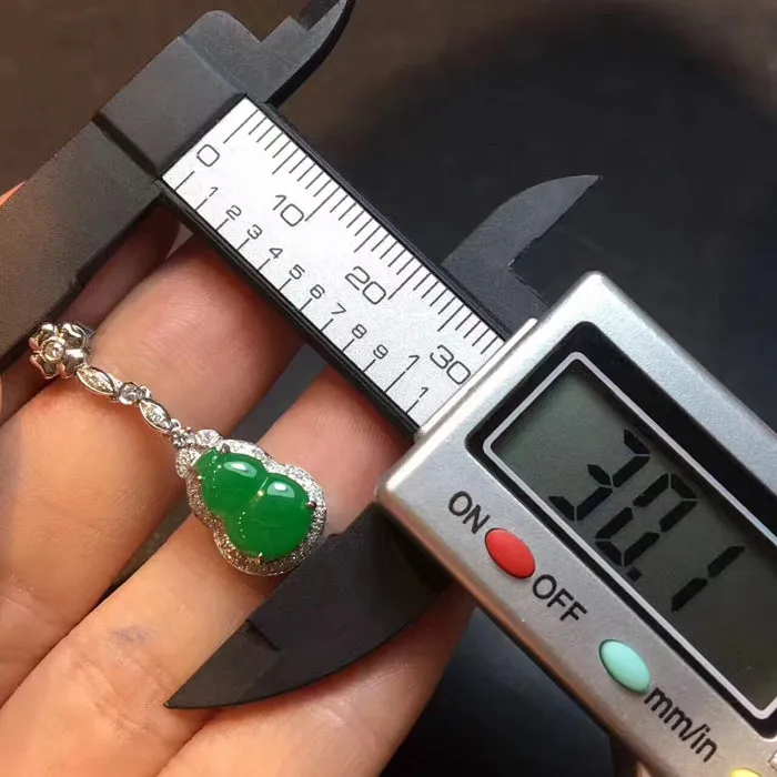 Natural Jade Earrings Jadeite Earrings NEG5