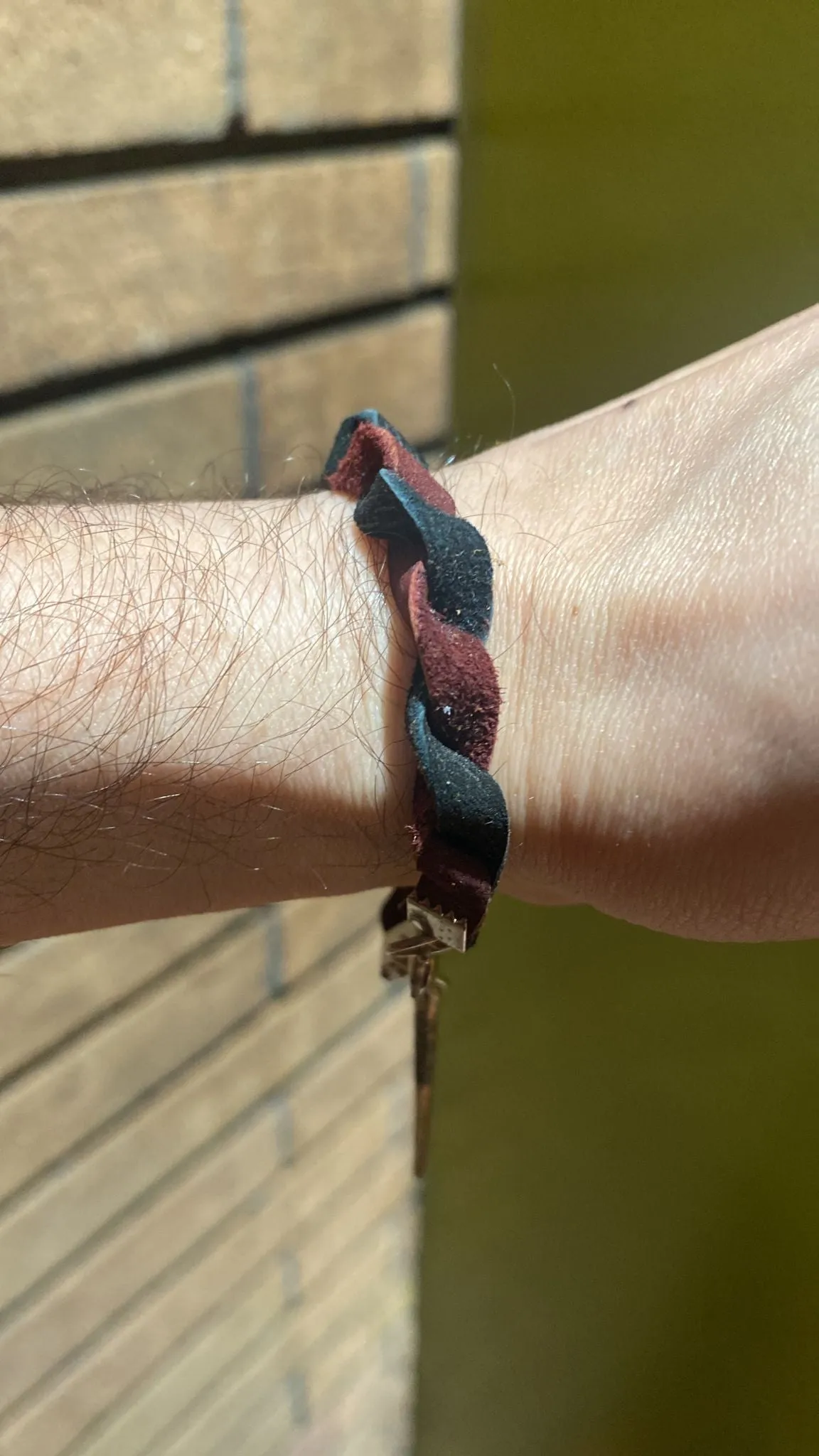 Natural Leather Handwoven Egyptian Charm Bracelets Assorted