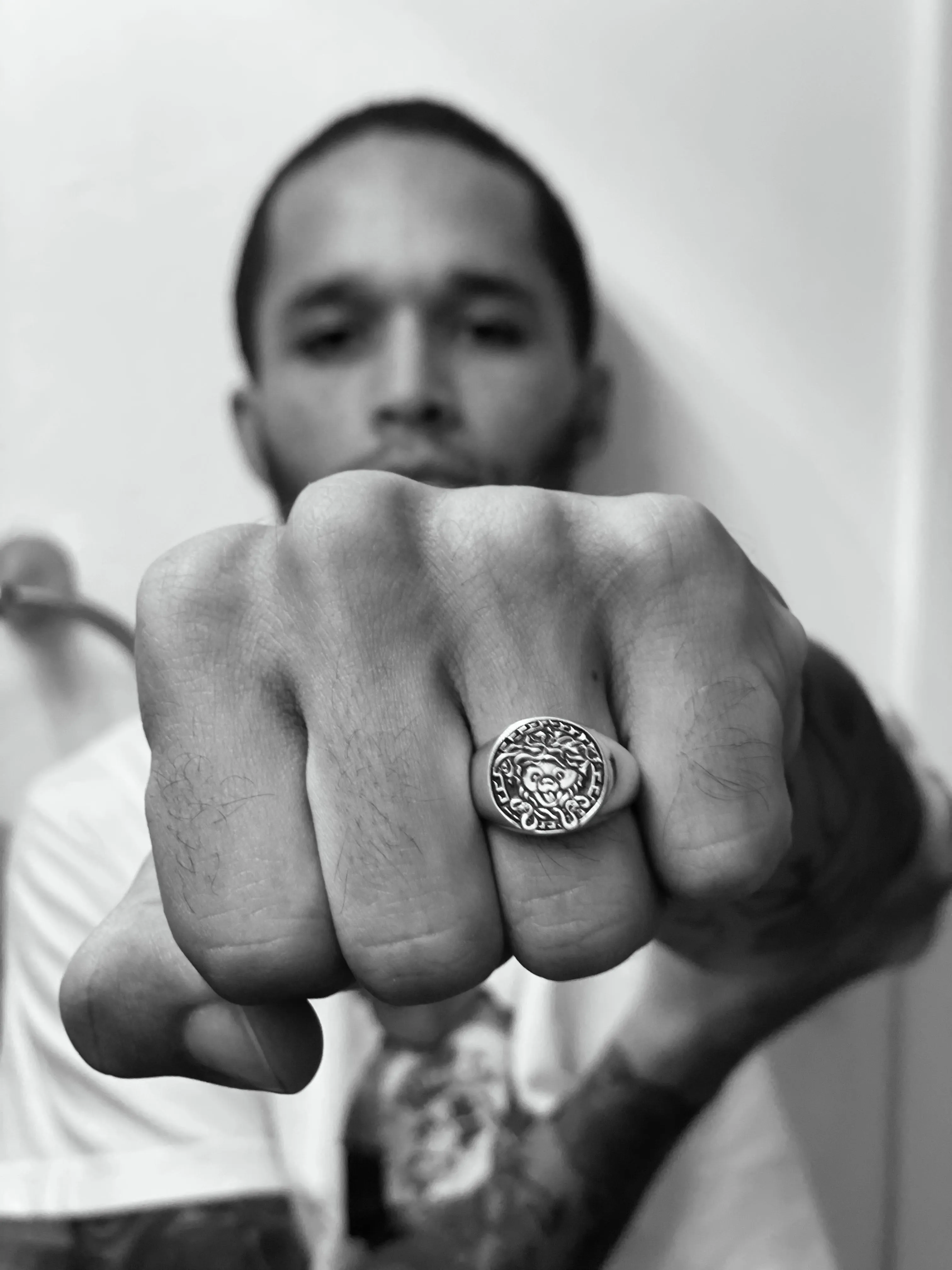 Owsley Bearsace: Grateful Dead Sterling Silver Ring