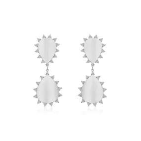Pear Shape Dangle Earrings