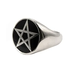 Pentagram Signet Ring
