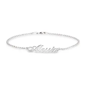 Personalised Name Bracelet - Sterling Silver