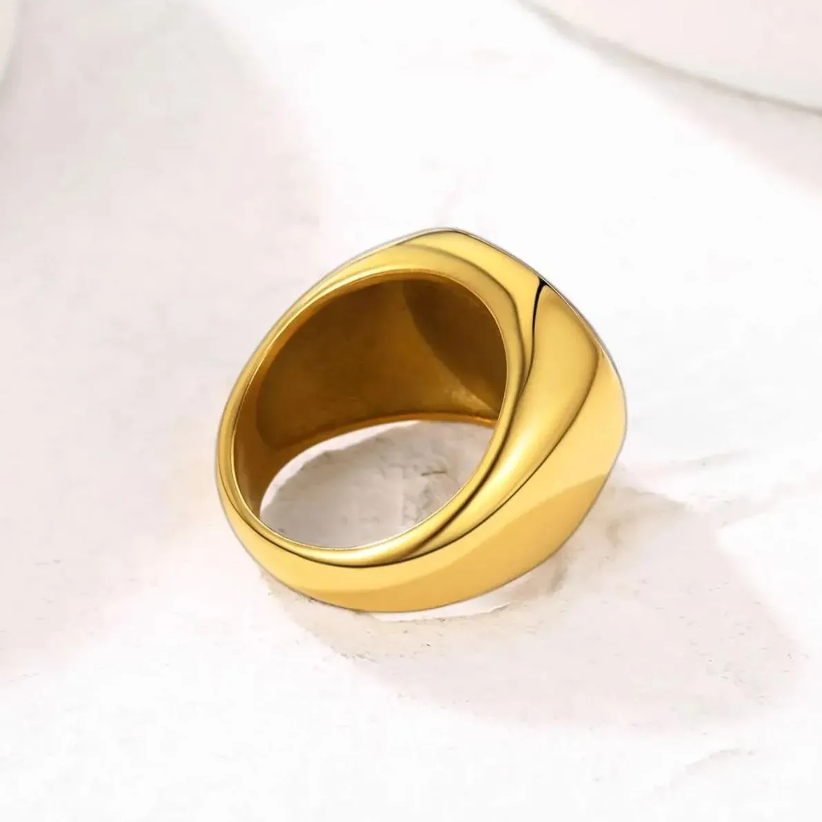 Personalized Picture Ring Memorial Gift For Men Women