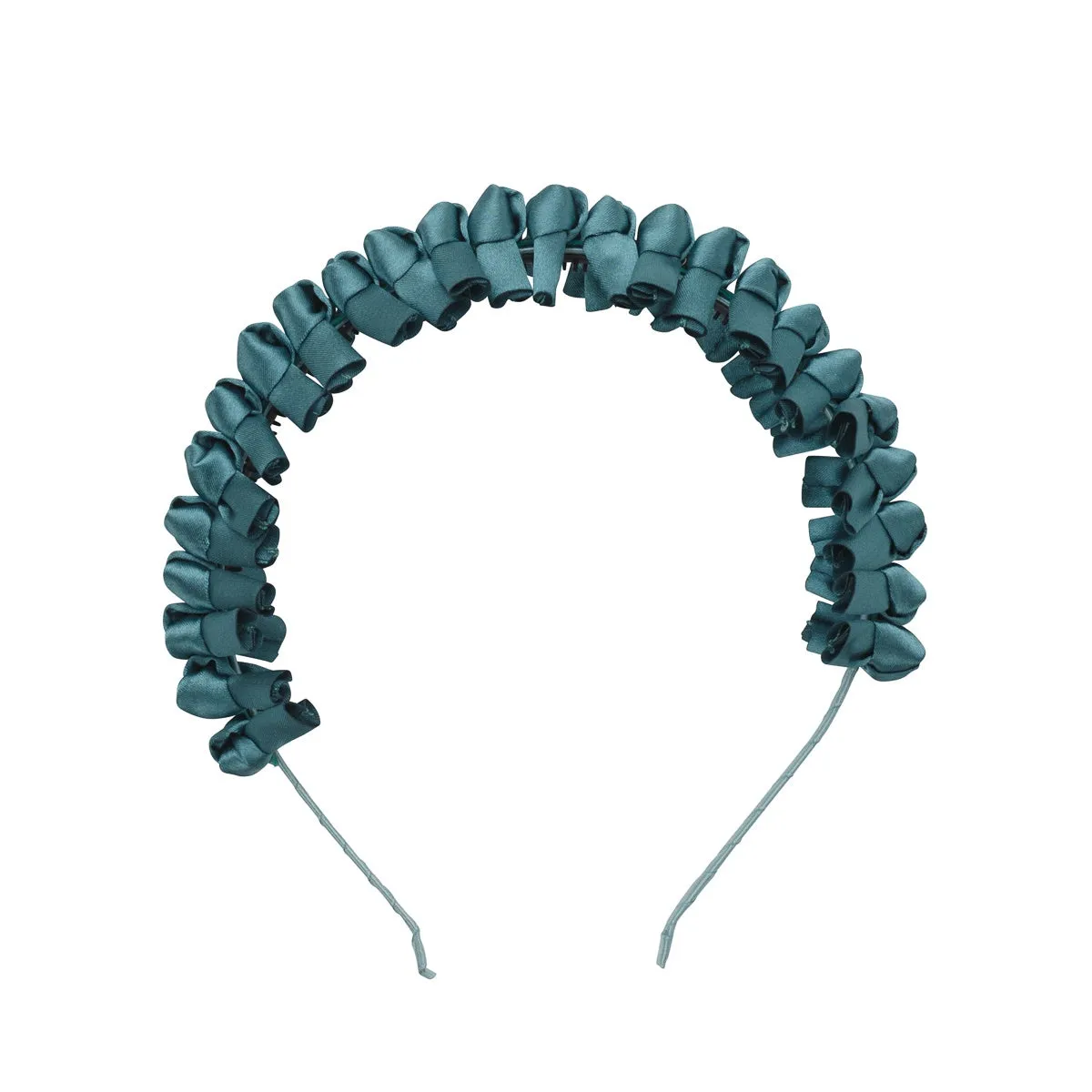 Project 6 Satin Tied Headband - Teal