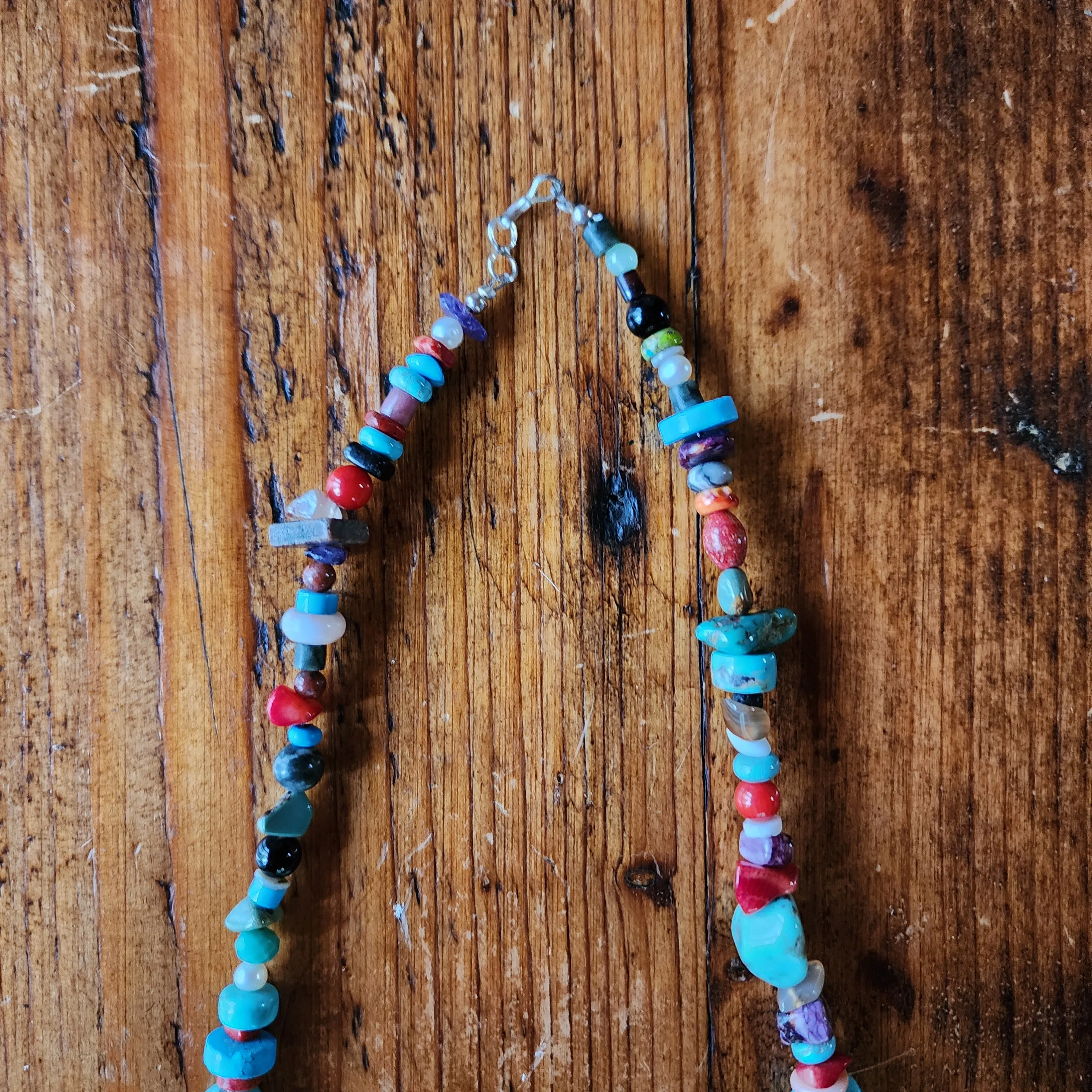Rainbow of Stones Necklace - 18"