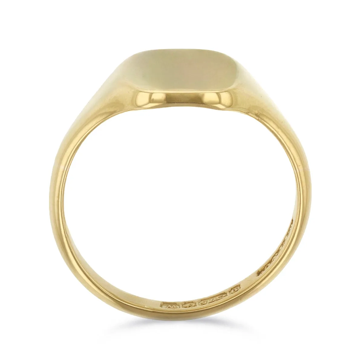 Rectangular Face Signet Ring | Pre-Loved | 9K Yellow Gold