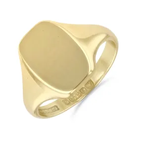 Rectangular Face Signet Ring | Pre-Loved | 9K Yellow Gold