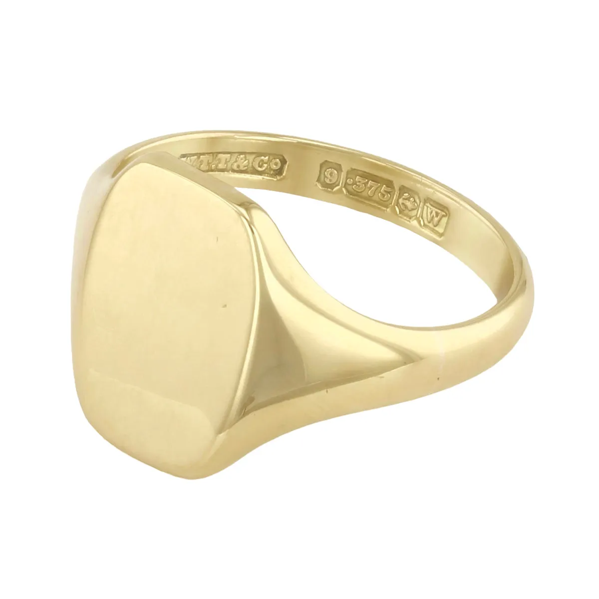 Rectangular Face Signet Ring | Pre-Loved | 9K Yellow Gold