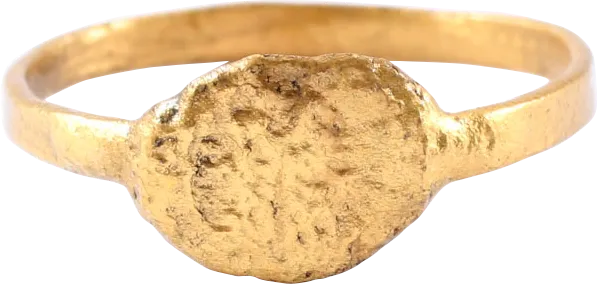 ROMAN SIGNET RING, 2ND-5TH CENTURY AD, SIZE 9 ¾