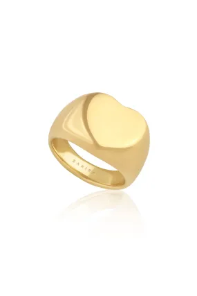 SAHIRA JEWELRY DESIGN - HEART SIGNET RING