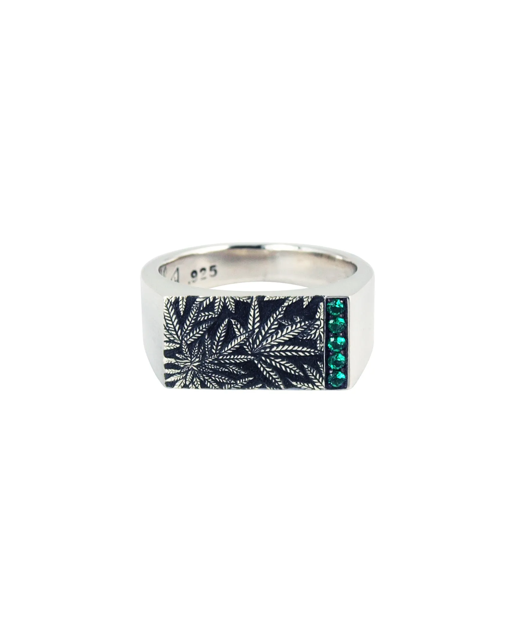 Signet Ring: Canna Class *Emerald*