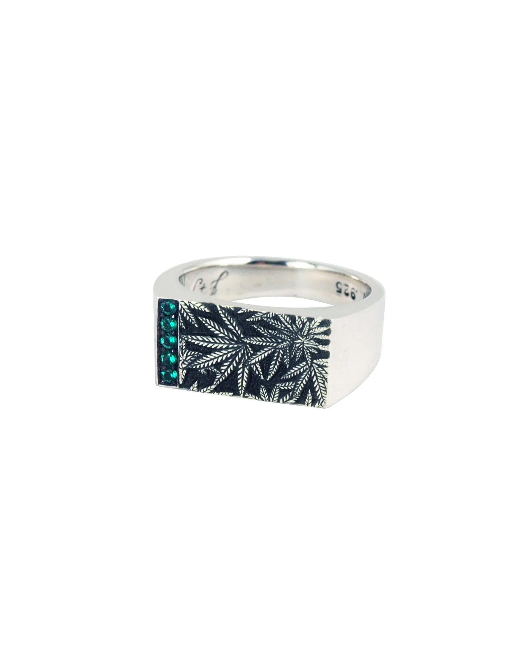 Signet Ring: Canna Class *Emerald*