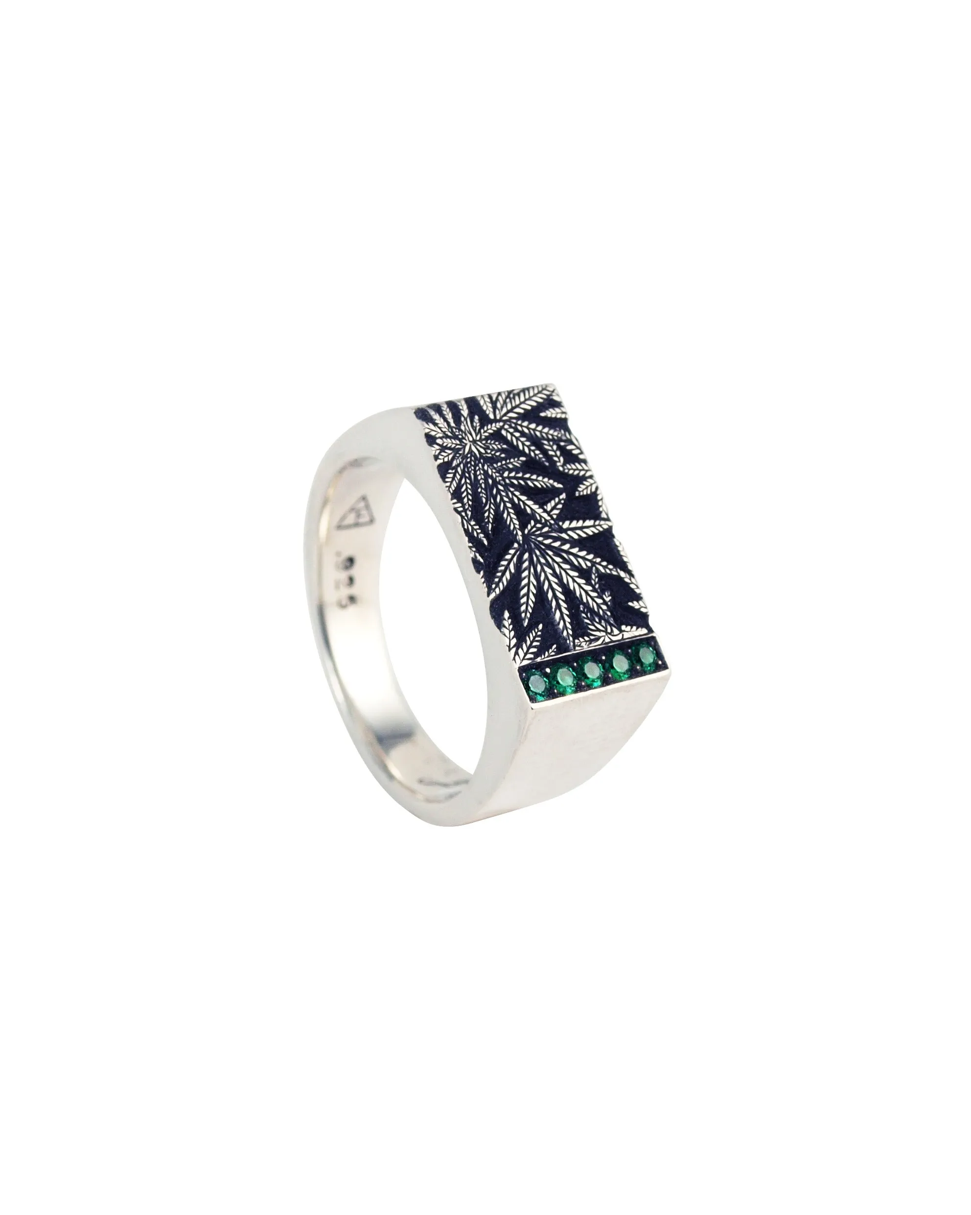 Signet Ring: Canna Class *Emerald*