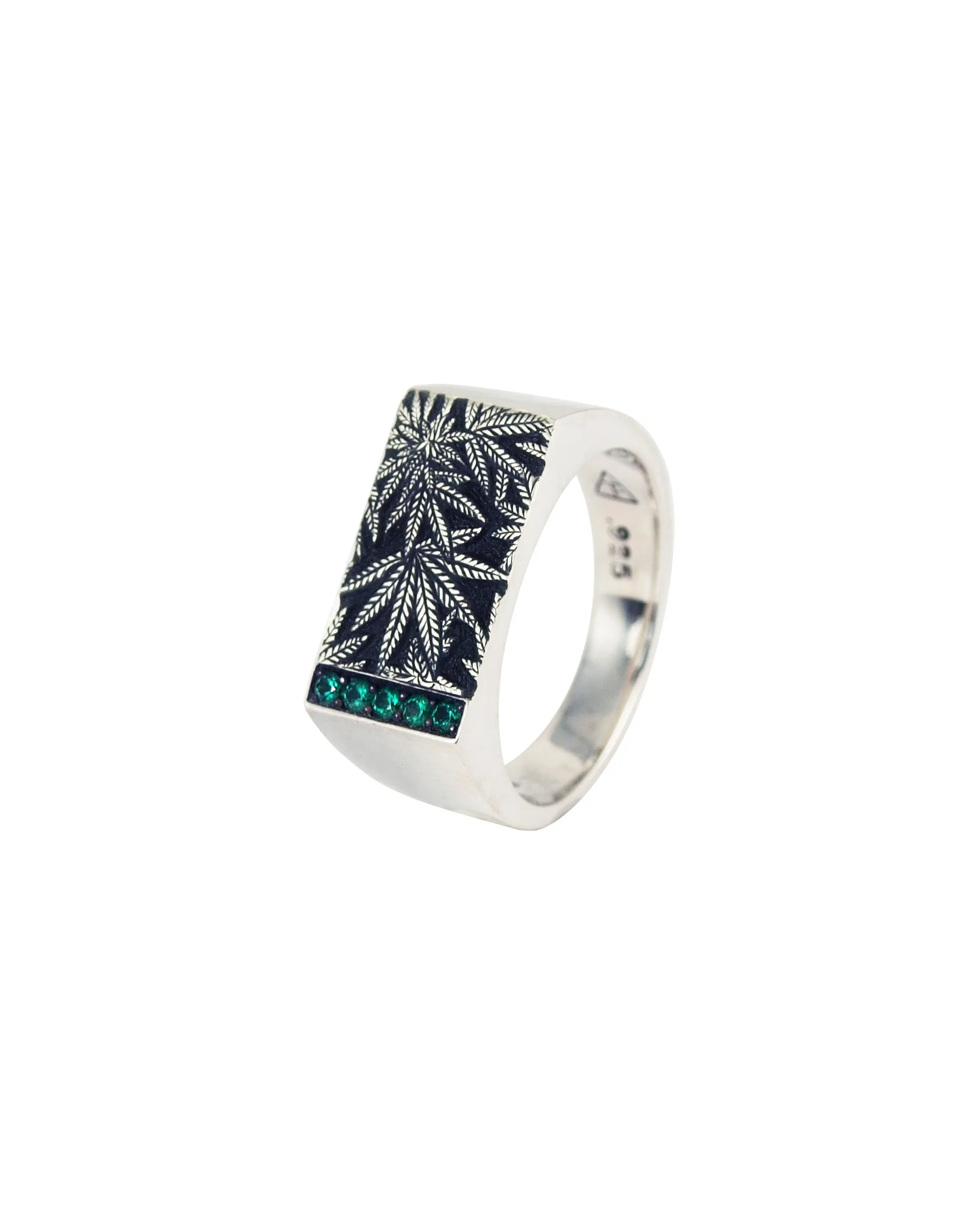 Signet Ring: Canna Class *Emerald*