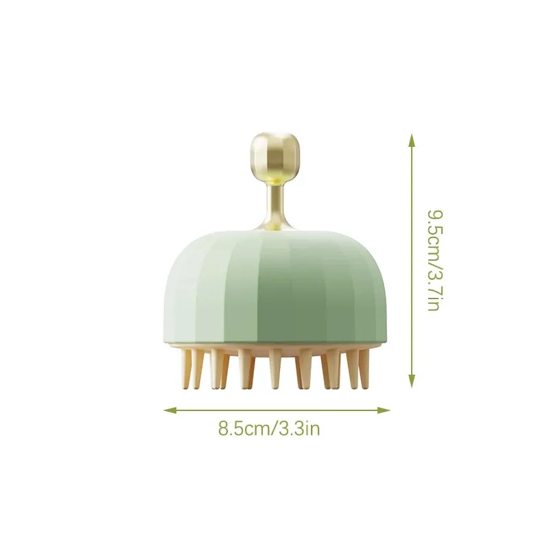 Silicone Shampoo Scalp Hair Comb Massager Head Scalp Massage Brush Comb Hair Washing Shower Brush Bath