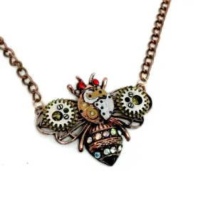 Steampunk Bee Necklace