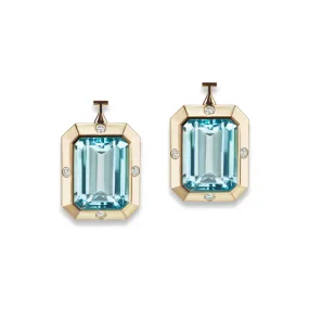 Stella Necklace Blue Topaz Drops