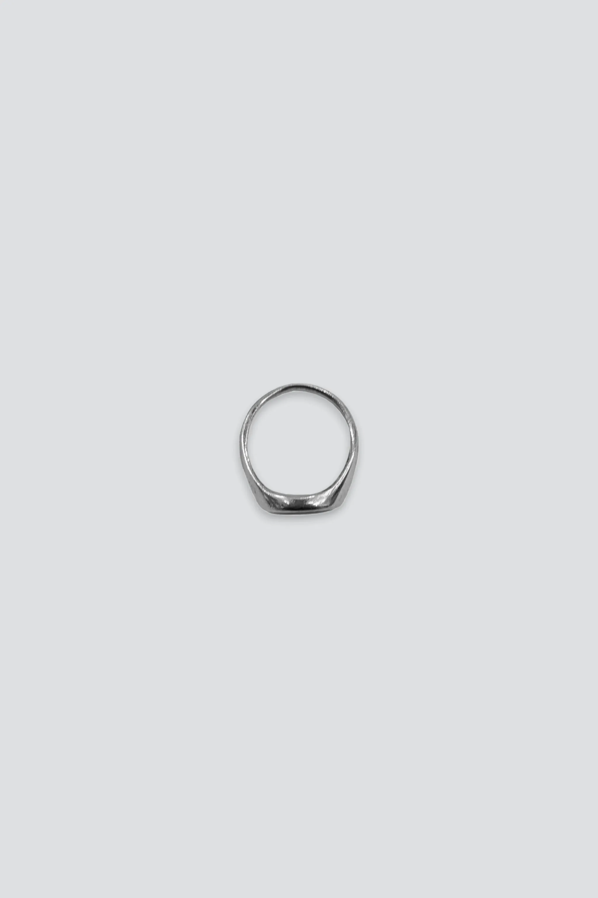 Sterling Silver Lapis Round Signet Ring