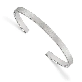 Sterling Silver Radiant Essence Cuff Bangle