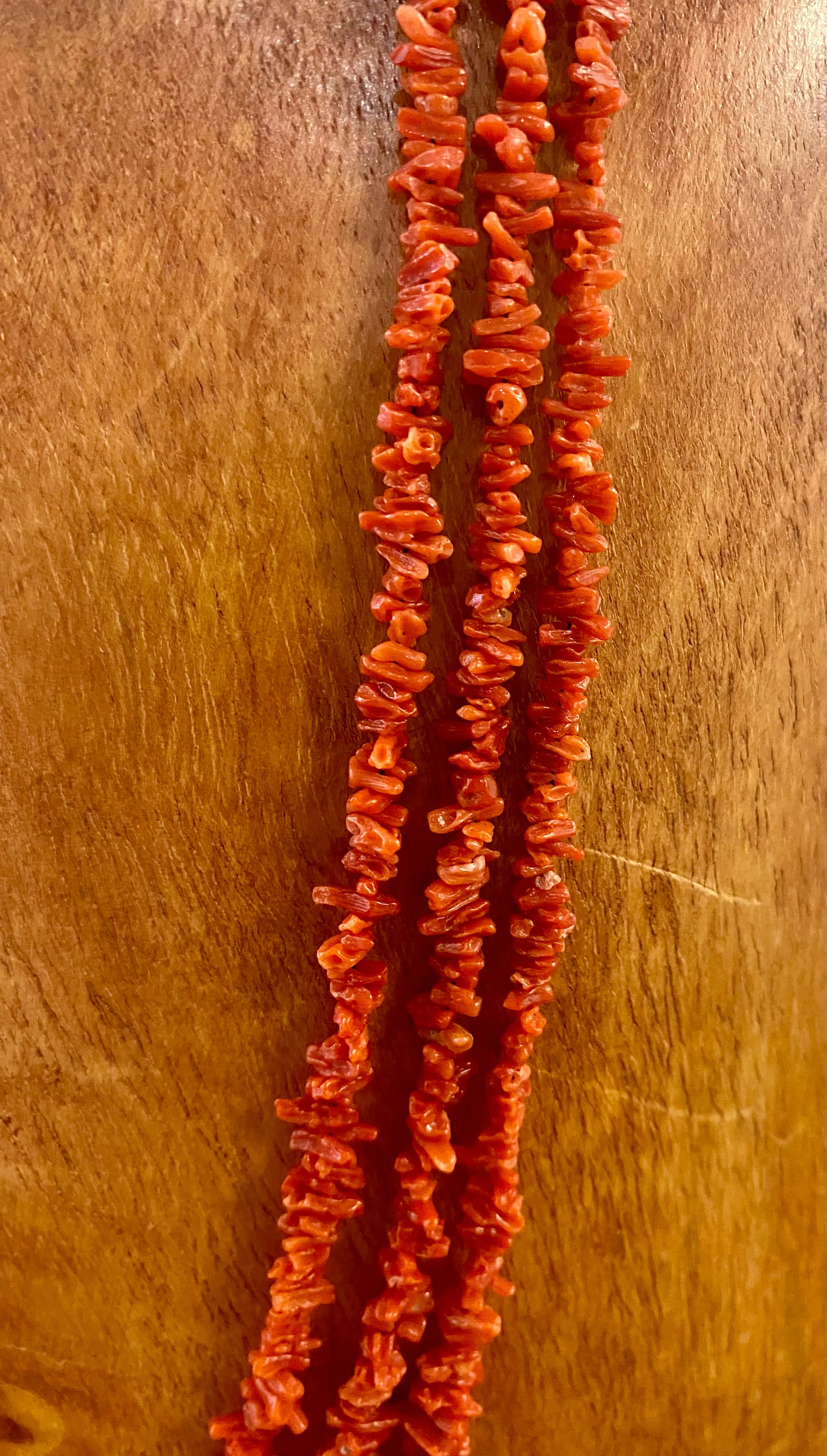 The Chiders 26” Inch Red Beaded Necklace