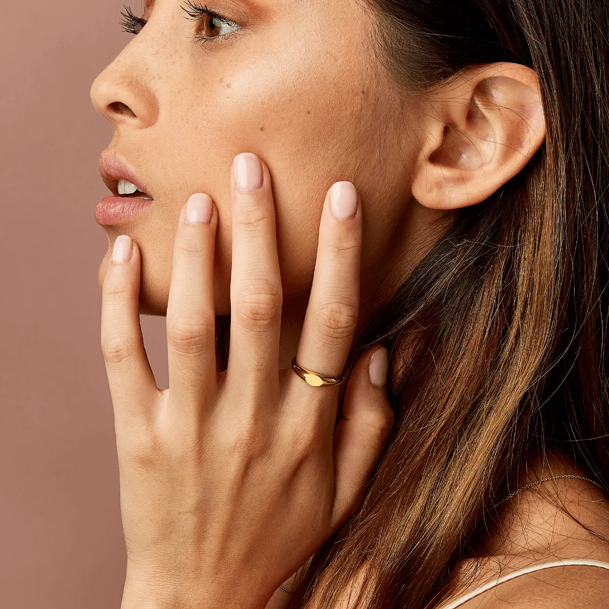 Thin Signet Ring