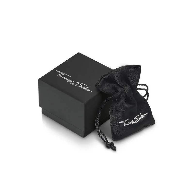 Thomas Sabo Necklace With Green Stone Gold