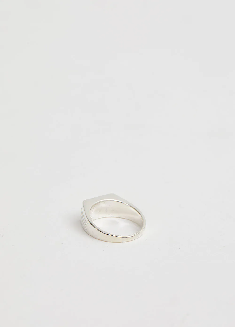 Three Line Signet Ring