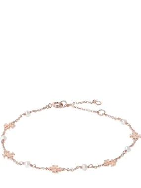 Tory Burch   Kira pearl delicate chain bracelet 
