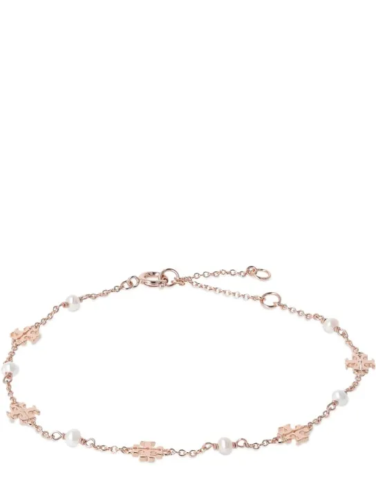 Tory Burch   Kira pearl delicate chain bracelet 