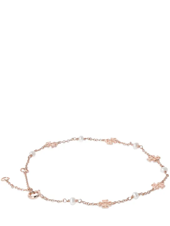 Tory Burch   Kira pearl delicate chain bracelet 