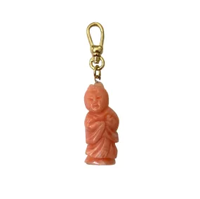 Vintage Coral Carved Buddha