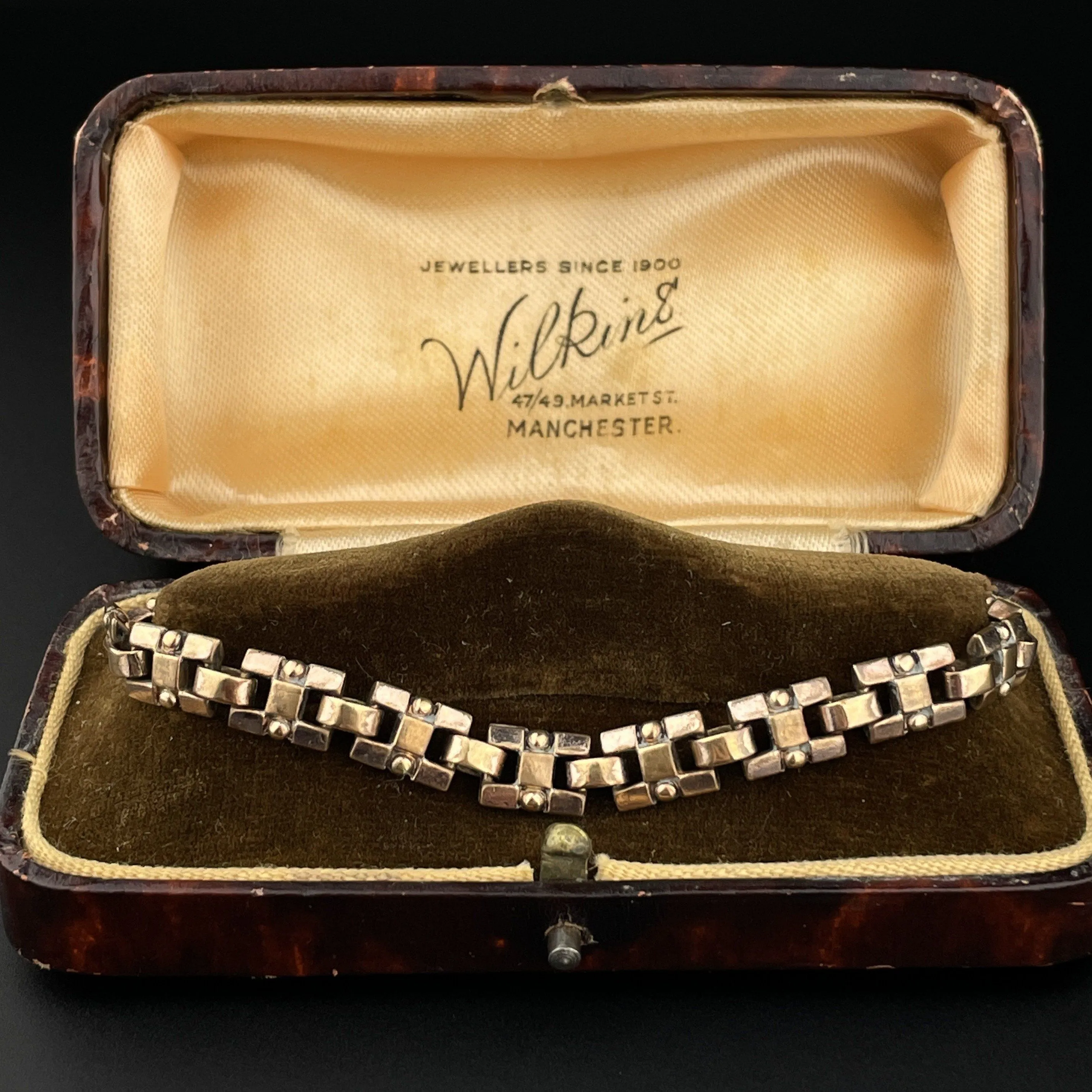 Vintage Rolled Gold Edwardian Pocket Watch Chain Bracelet