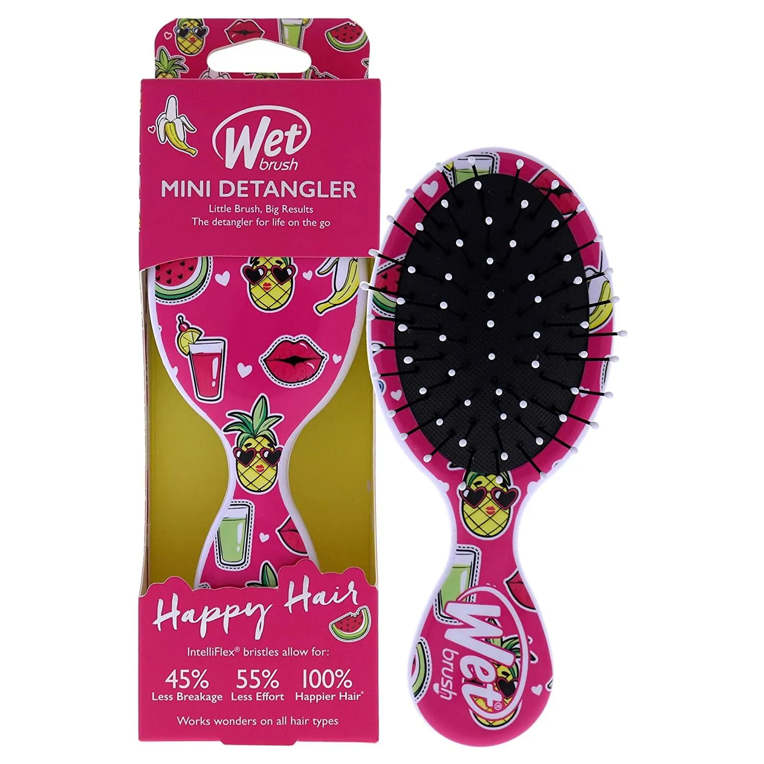 Wet Brush Mini Detangler Happy Hair