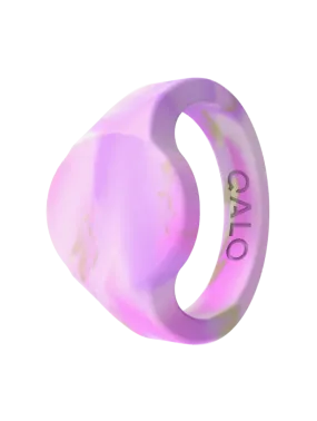 Women’s Natural Stone Signet Silicone Ring