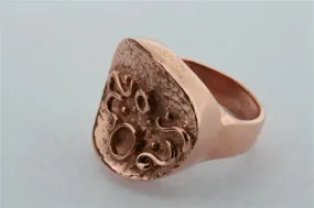 zanifel signet ring - copper
