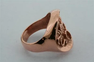 zanifel signet ring - copper